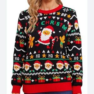 Amazon Christmas Sweater - Black, Red, Green